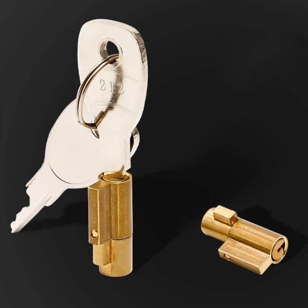 with 2 Keys Trailer Coupling Lock Heavy Duty Lock Cylinder Security Anti-Theft  Lock  Trailers