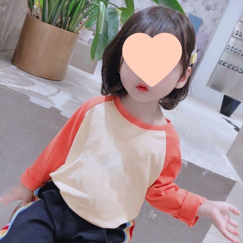 Korean Style Girls' Long-Sleeve Base Layer T-Shirt - New Autumn Trend 2025