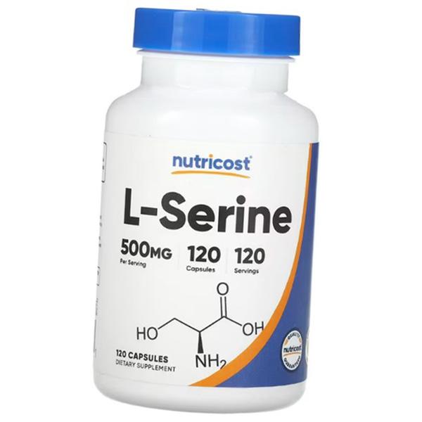 

L Серин, L-Serine 500, Nutricost 120капс (27647013) 120caps