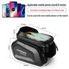 Waterproof Bicycle Top Tube Phone Bag for Mountain Bikes