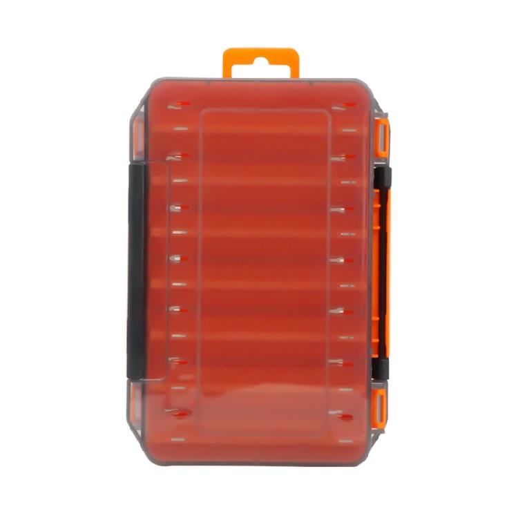 Two Sided Waterproof Fishing Box Transparent Practical Compartments Travel Storage Solution For Hook Lures And Tools