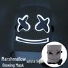 Marshmello LED Glowing Mask for EDM Festivals & Halloween.