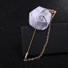 1 Pcs Men's Advanced Chic Deer Pin Suit Shawl Lapel Pins Corsage Hat Shirt Collar Pin Party Daily Accessory