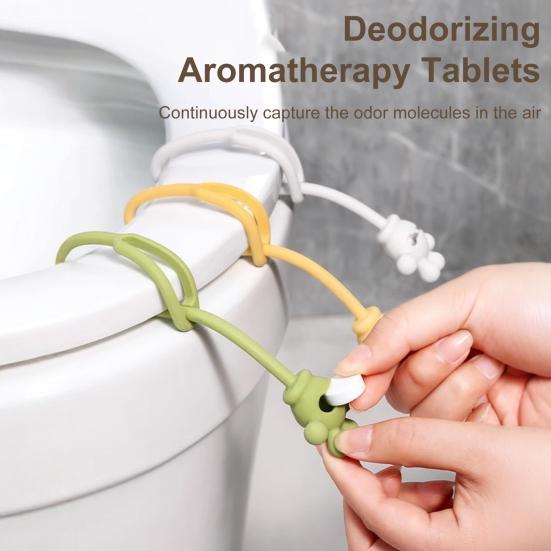 

2Pcs/Set Toilet Lid Lifter Multi-Stage Adjustment Prevents Slipping Secure No-touch Toilet Lid Handle Toilet Accessory білий