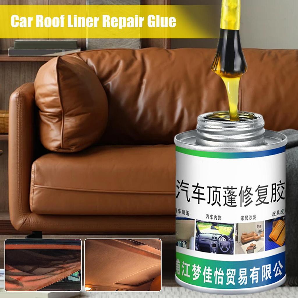 100ml Car Roof Liner Repair Glue With Brush Fast Dry Strong Fabric Liquid Glue Adhesio Glue Auto Interior Repair Glue For Sofa