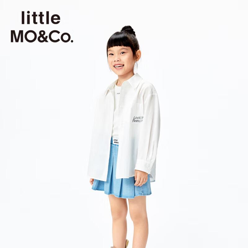 Little MO&Co. Unisex Kids  Pure Cotton Long-Sleeve Shirt 110