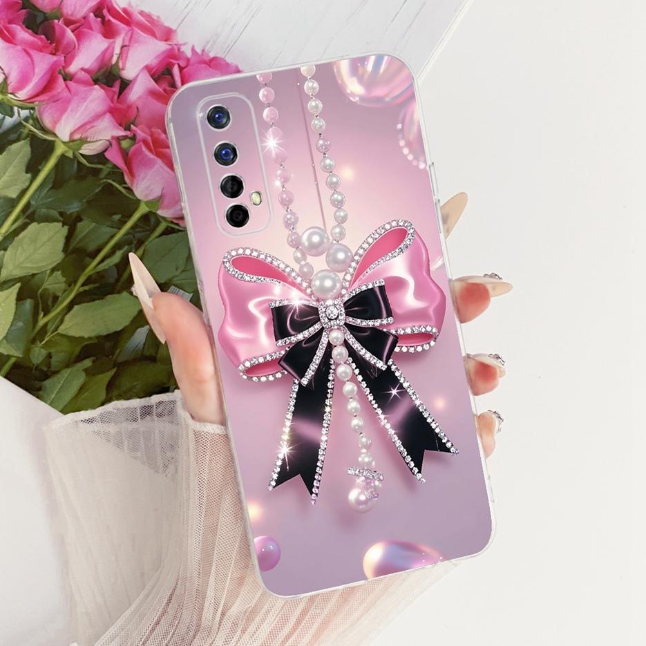 For Realme 7 Pro Case RMX2170 Luxury Butterfly Tree Painted Cover Soft Slim Phone Case For Realme 7 5G Realme7 4G RMX2155 Fundas