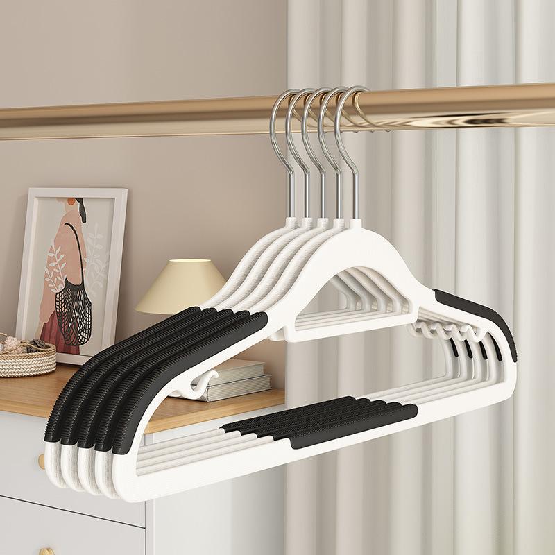 Traceless Hang clothes Adult Plastic Coat Hangers Non-slip Luxury Clothes Coat Hanger Hotel Coat Hanger Wet and dry use