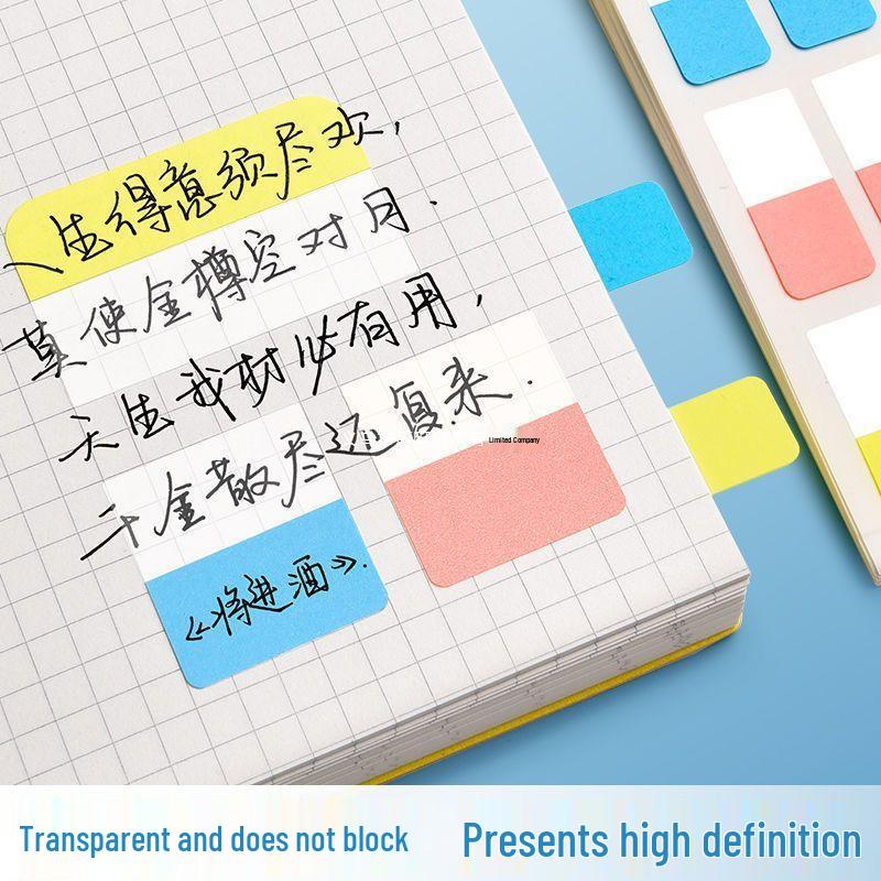 Writable Index Tabs for Student Notebooks - Sticky Note Strips for Classification & Marking