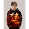 Kids Clothes Jack O' Lantern 3D Print Boys Sweatshirt Halloween Children Top Pumpkin Graphic Hoodies for Boy Children's Clothing