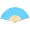 Chinese Style Blank Bamboo Folding Hand Held Pocket Paper Fan DIY Craft Gift