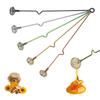 Creative Stainless Steel Cocktail Stirring Stick Long Handle Drink Milk Coffee Honey Whisks Rod Bartender Tools Bar Accessories