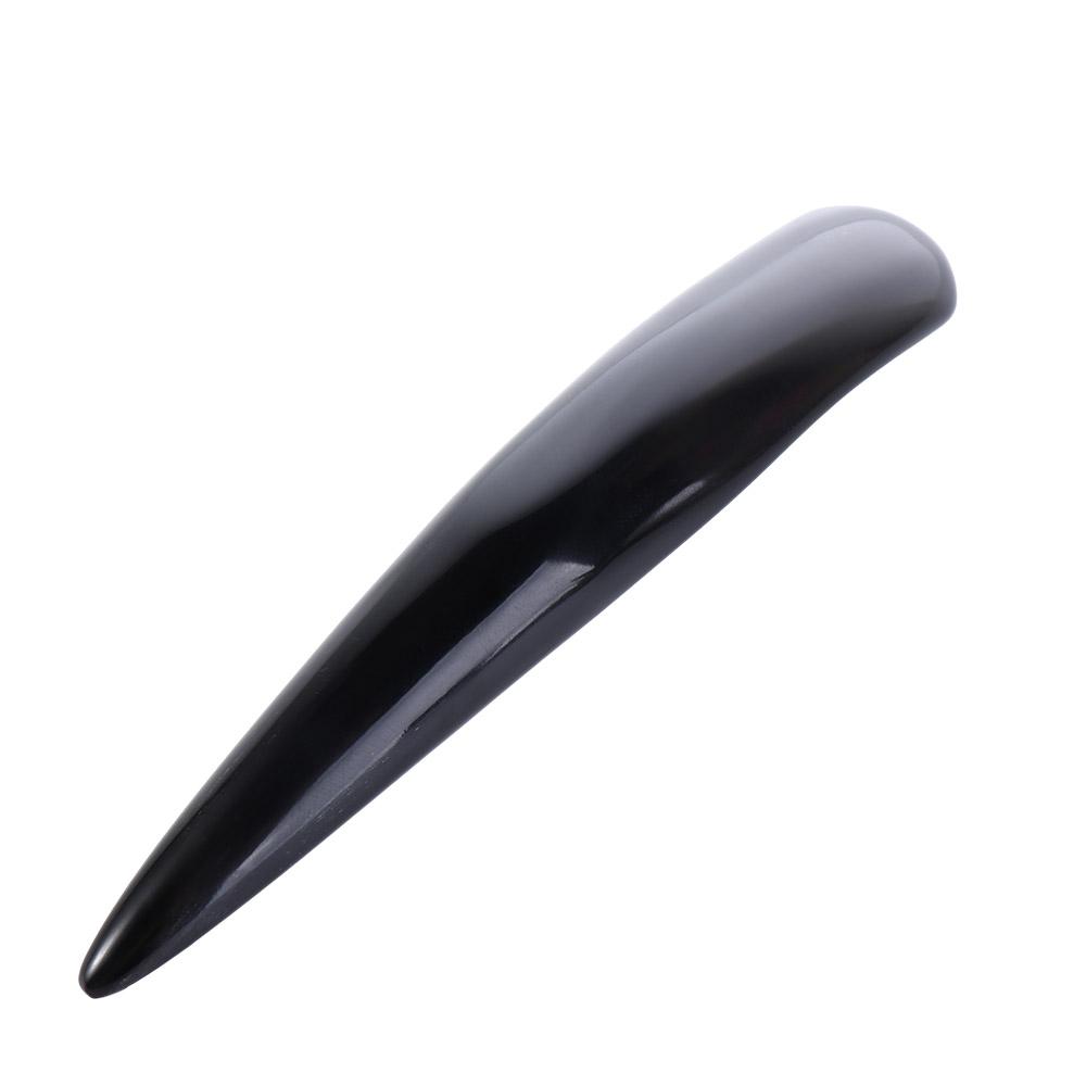 SPA Massage Scraping Bar Black Buffalo Horn Meridian Massage Stick Horn Scraping Tool  Women
