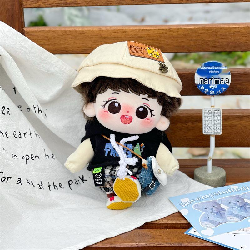 Sun Yingsha 20cm Plush Star Doll - Cute Holiday Toy Gift