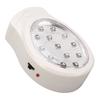 Luz de Emergência LED 2W Branco Frio 2 Níveis Economia de Energia Recarregável Plug-in Luz para Falha de Energia