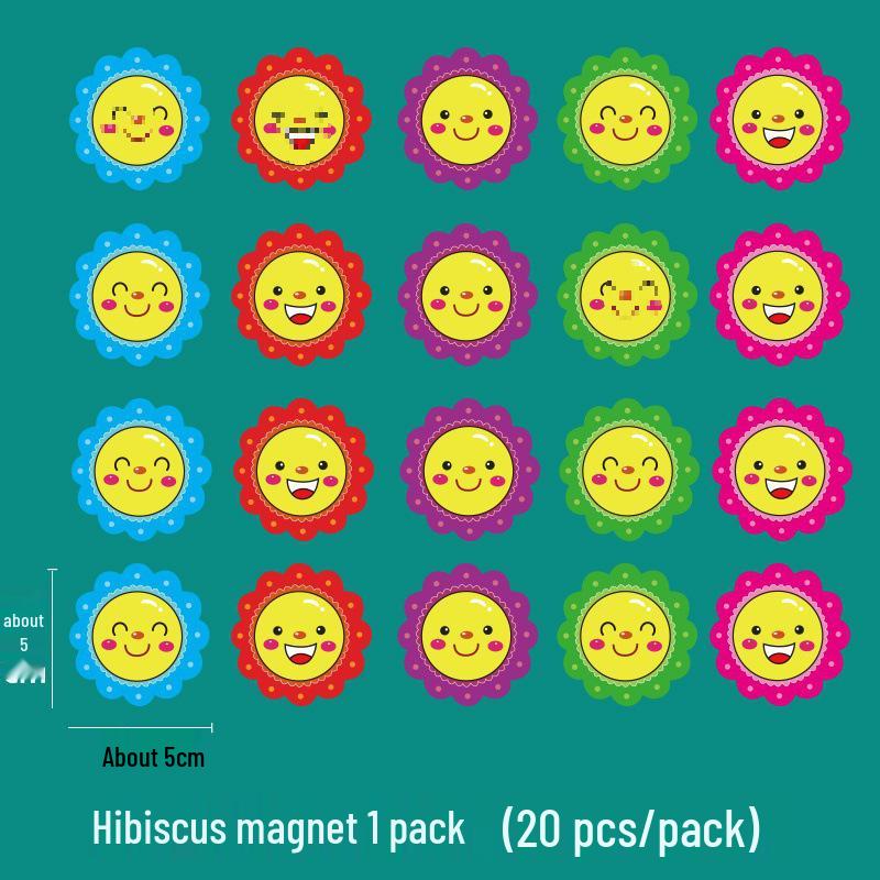 Двуязычная магнитная таблица наград с магнитами в виде смайлика и красного цветка для классной доски и белой доски
