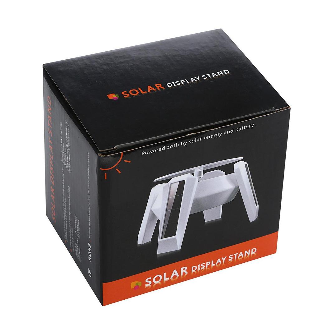 Solar-Powered Automatic Watch Winder and Rotating Display Stand