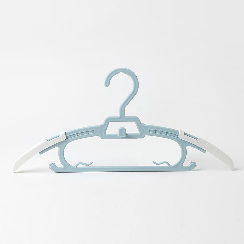 

20PCS Storage Plastic Child Coat Hanger Flexible Clothes Non-slip Display Hangers Multi-color Children Household Hangers зелёный