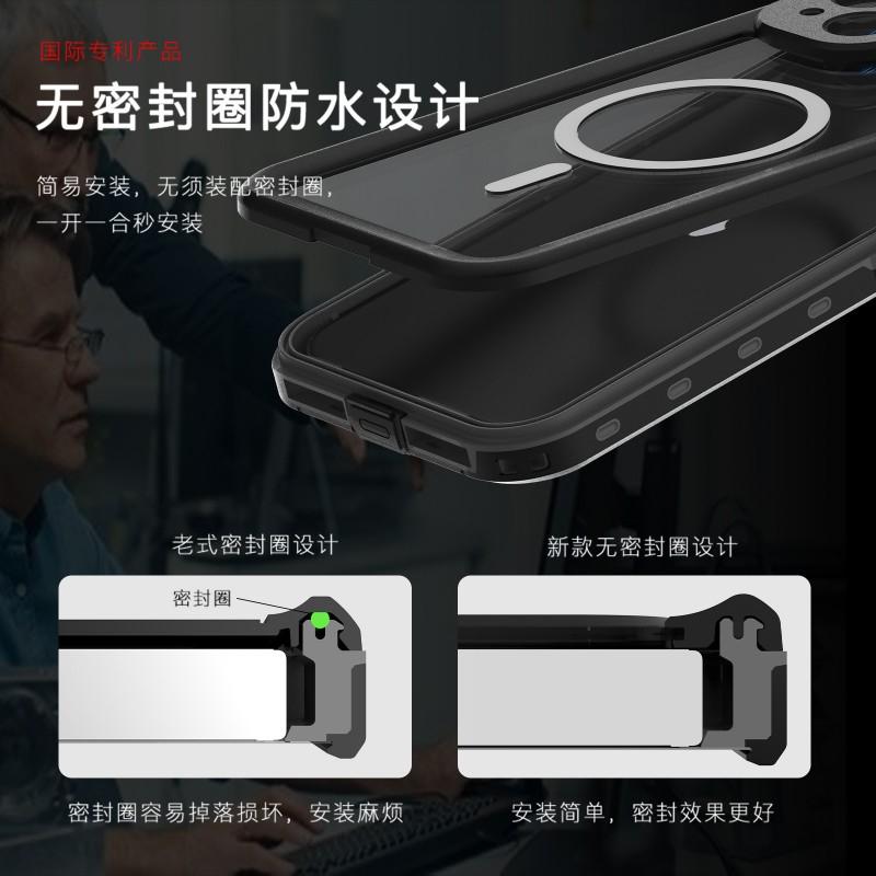 Shockproof Dustproof Waterproof TPU Phone Case IPhone 15 Plus Full Cover With Lanyard Loop DIY Customization