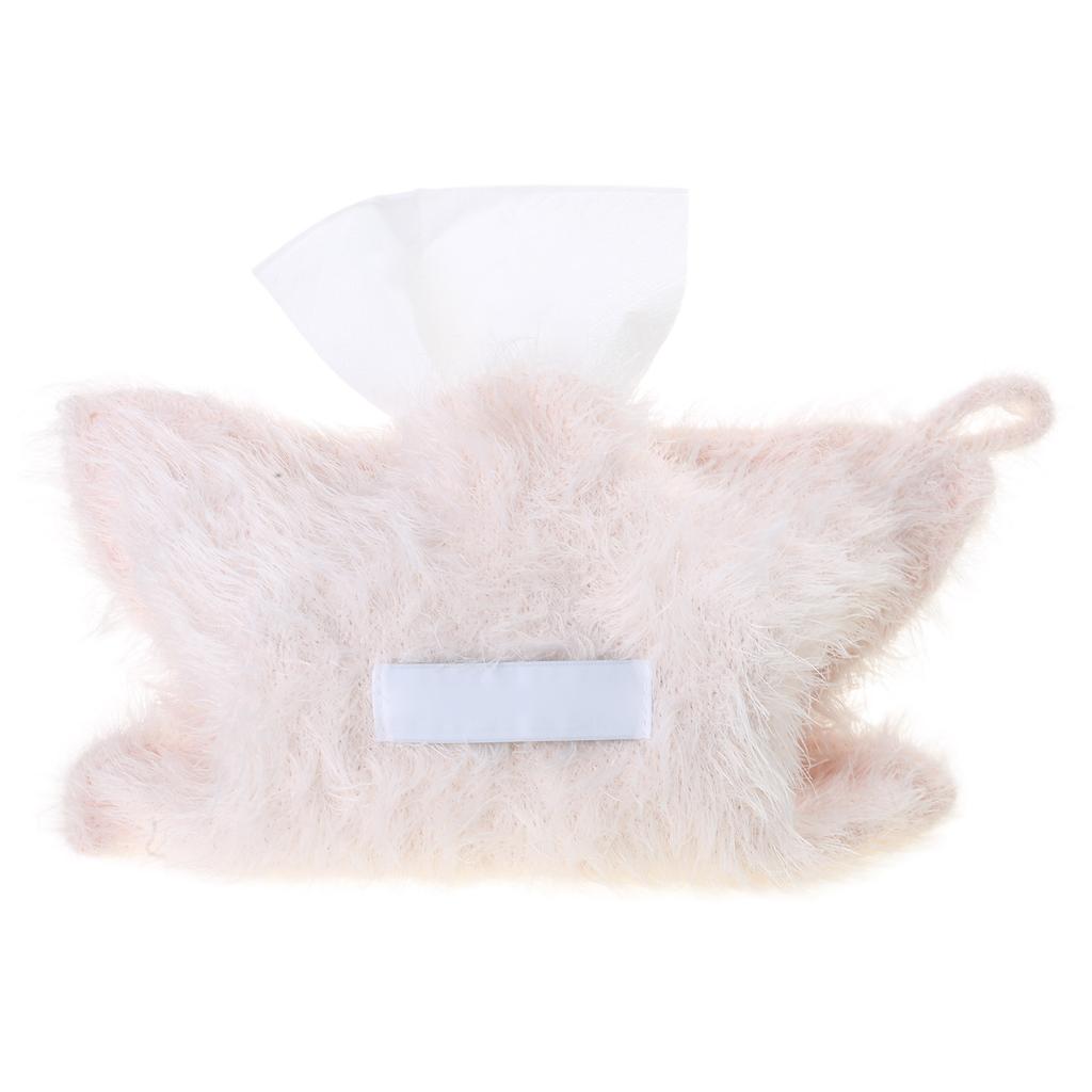 Tissue Box Cover Soft and Dustproof Napkin Dispenser Practical Paper Towel Holder Tissue Container for Home Use