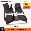 Car Floor Mats For Geely Preface L 2024 Automobile Carpet Cover Interior Details Accessories Protective Pad Parts