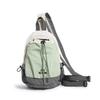 Schoolbag Backpack Contrast Color Large Capacity Messenger Bag Versatile Water Cup Bag Outdoor Hiking and Cycling Camping Leisure Backpack Breast Bag