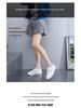 2025 Summer Women's Mesh Breathable Casual Sneakers - Korean Style, Non-slip, Fashionable Soft Sole, White.