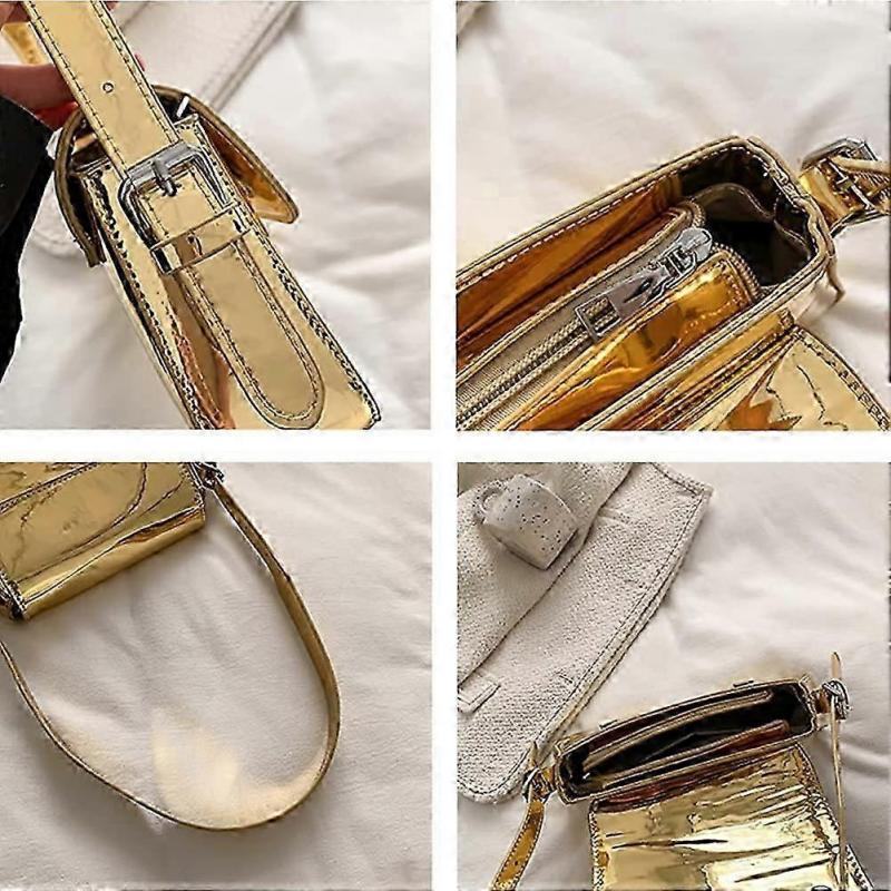 Evening Bag Women Y2k Silver Purse Hobo Bag Tote Handbag Satchel Bag Cute Party Bag Clutch Purses Crossbody Bags 2023