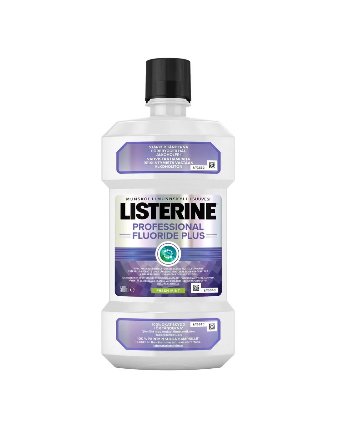 

Listerine Colutorio 500ml Professional Fluor