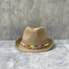 Bohemian Cowboy Hat Women'S Summer Vacation Sunshade Sun Protection Jazz Straw Hat Versatile Trend
