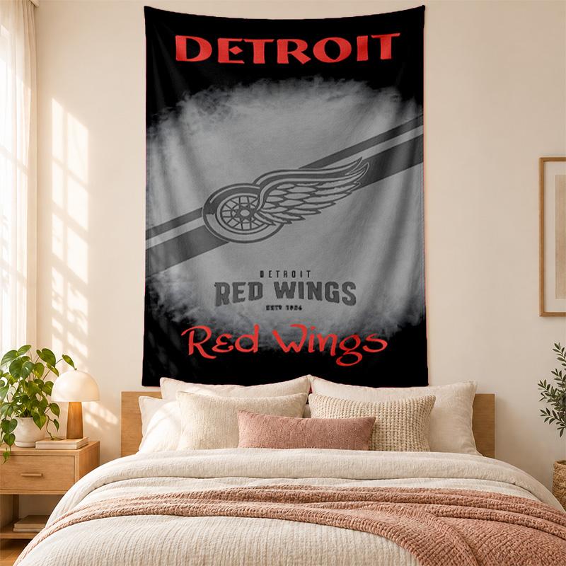 Detroit Red Wings Tapestry highquality for decorating living room bedroom dorm walls ideal as bedroom wallart orholiday gift