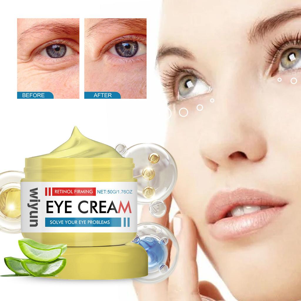 Wiyun Retinol Eye Cream For Dark Circles Puffiness Fine Lines Hydrating Smooth Skin