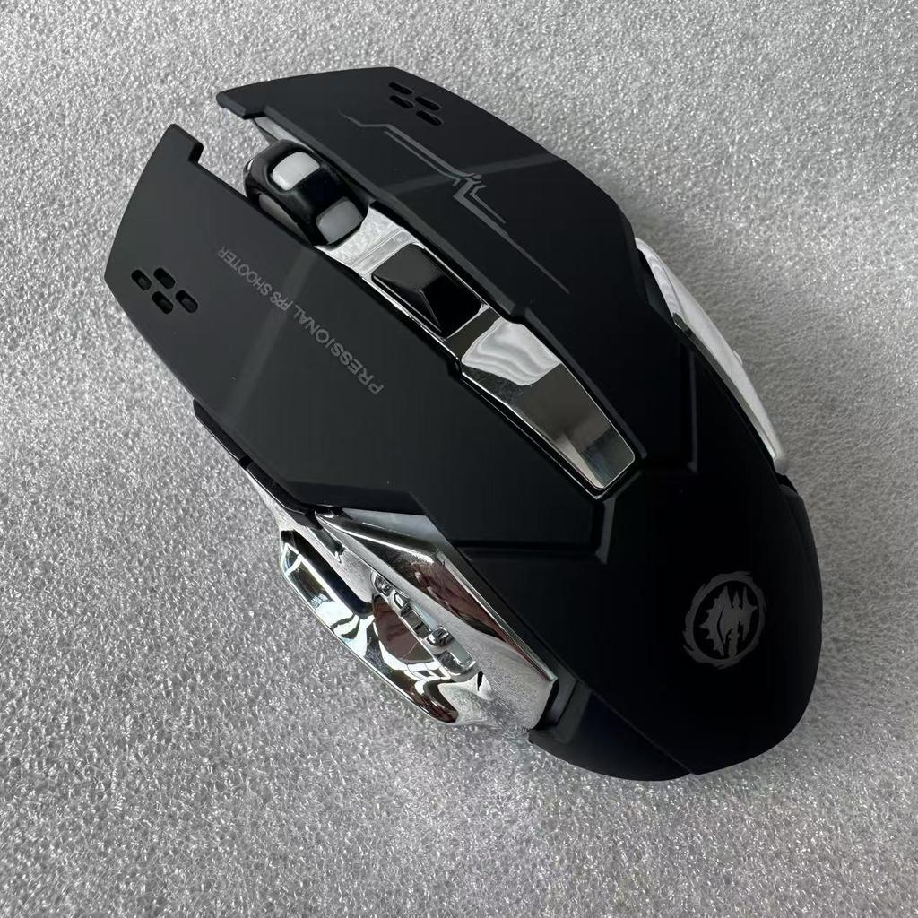 In-Stock Hot Wheels Bluetooth Silent Rechargeable Luminous Gaming Mouse for Laptop