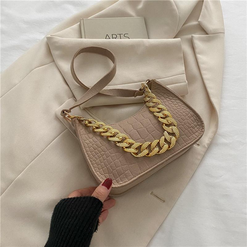 Bag Summer New Fashion Trend Niche Design Chain Handbag Simple Casual Fashion Armpit Bag