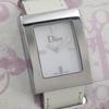 Dior Maris Watches D78-109 White shellDial Stainless Steel/leather Quartz Analog display Women Used