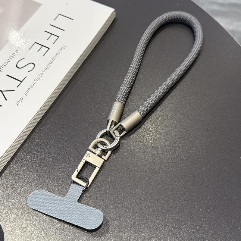 Portable Mobile Phone Hand Wrist Straps Nylon Colorful Anti-Fall Lanyard With Gasket Detachable Cellphone Hanging Cord