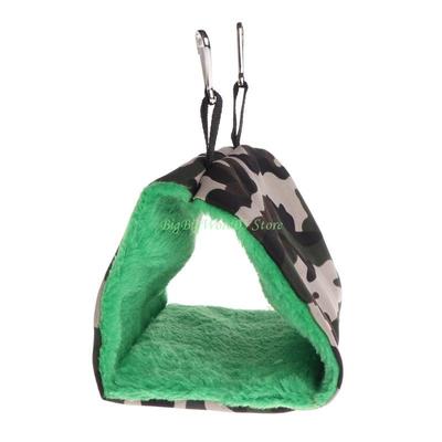 24TE Warm Bird Nest Hanging Hammock Plush Tent Winter Sleeping Bed for Finches