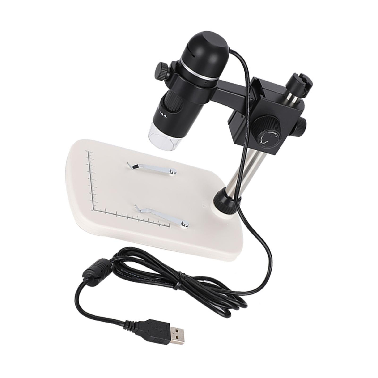 

300x 5MP Electron Microscope Professional HD USB Digital Microscope LED Measurement Stand