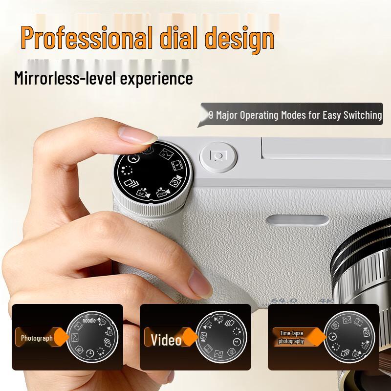 FAMUE 4K Vlogging CCD Digital Camera (CN version)