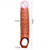 28cm Super Size Big Penis Sleeve Penis Extender 6cm Penis Enlargement Reusable Condom Sex Toys for Men Delay Ejaculation