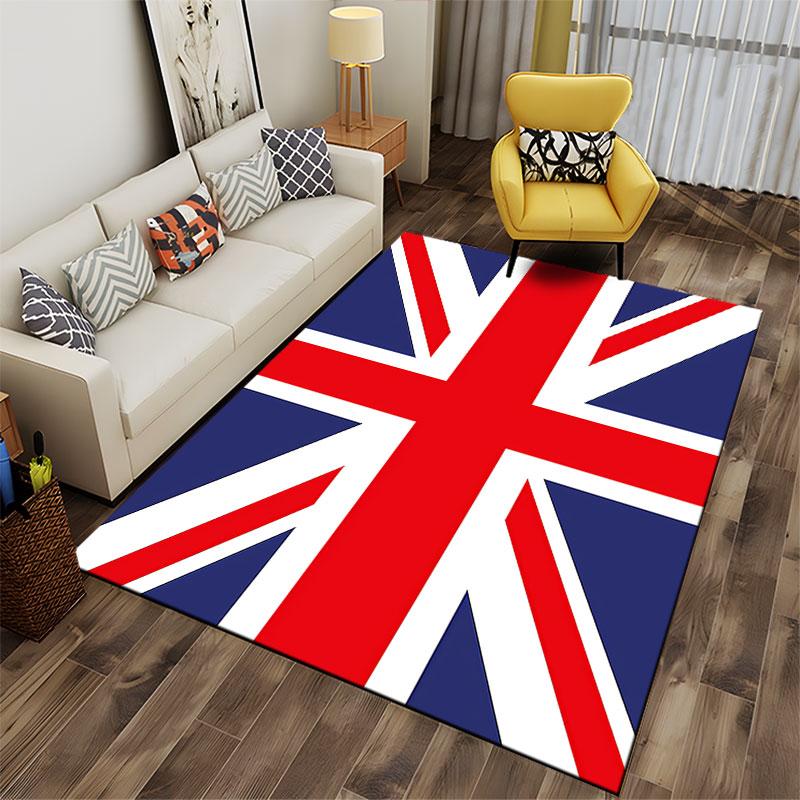 Union Jack British Flag Design Suitable As a Non-slip Mat for the Living Room or Bedroom Sofa