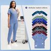 Nurse Scrubs New Set Classic Men Nurse Accessories Medical Uniform Surgical Dental Clinical Top Pants Lab Workwear Clothes
