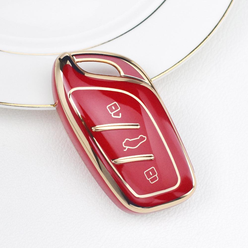 

Чехол-держатель для автомобильных ключей из ТПУ для MG MG5 ZS EV MG6 EZS Saic HS EHS для Roewe RX5 I5 I6 RX3 RX8 ERX5, защитный аксессуар красный