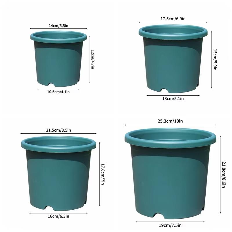 High-Quality Gardening Flower Pot Thicken Plastic Planting Pot Balcony Vegetable Flower Pot Rectangular Planting Planters