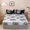 1pc Bed Sheet Single/Double/Queen/King Size Fitted Sheet On Rubber Band Twin Mattress Cover With Elastic(no Pillowcase)