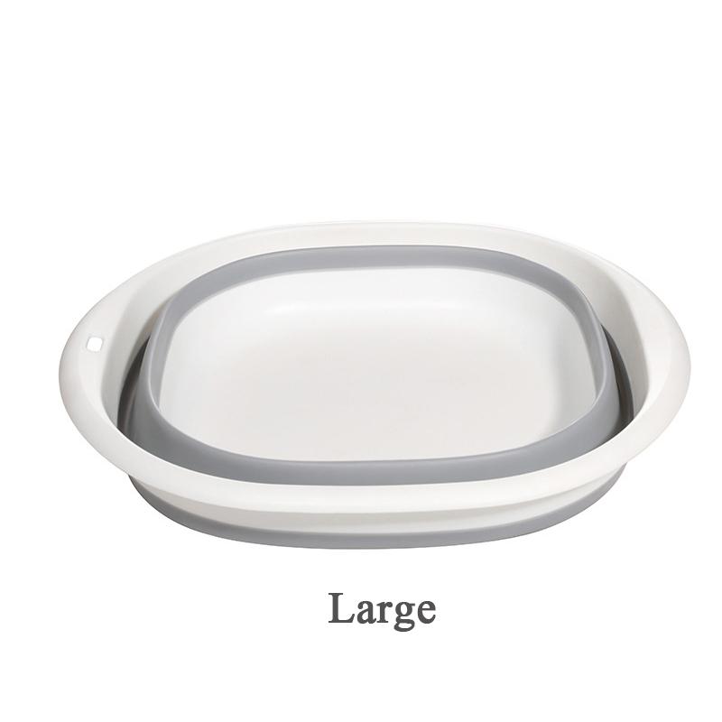

Household Folding Basins Portable Wash Basins Laundry Tub Bathroom Kitchen Dormitory Student Washbasin Travel Folding Wash Basin