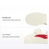 Kids Velcro Non-Slip Shock Absorbing Durable Low-Top Skate Shoes Kids Sneakers Off-White Red A332118000-1