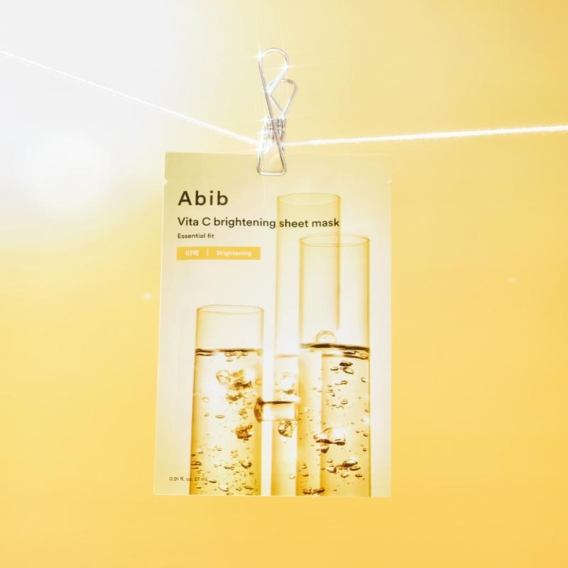 ABIB Vita C Brightening Sheet Mask Essential Fit 27ml
