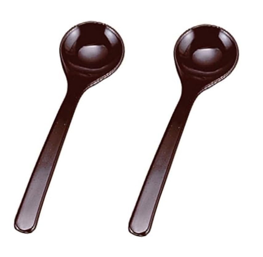 Wakaizumi Kappo Shintame Peanut Spoon Set of Lacquerware, Lacquerware, (Large), 2, H-9-39