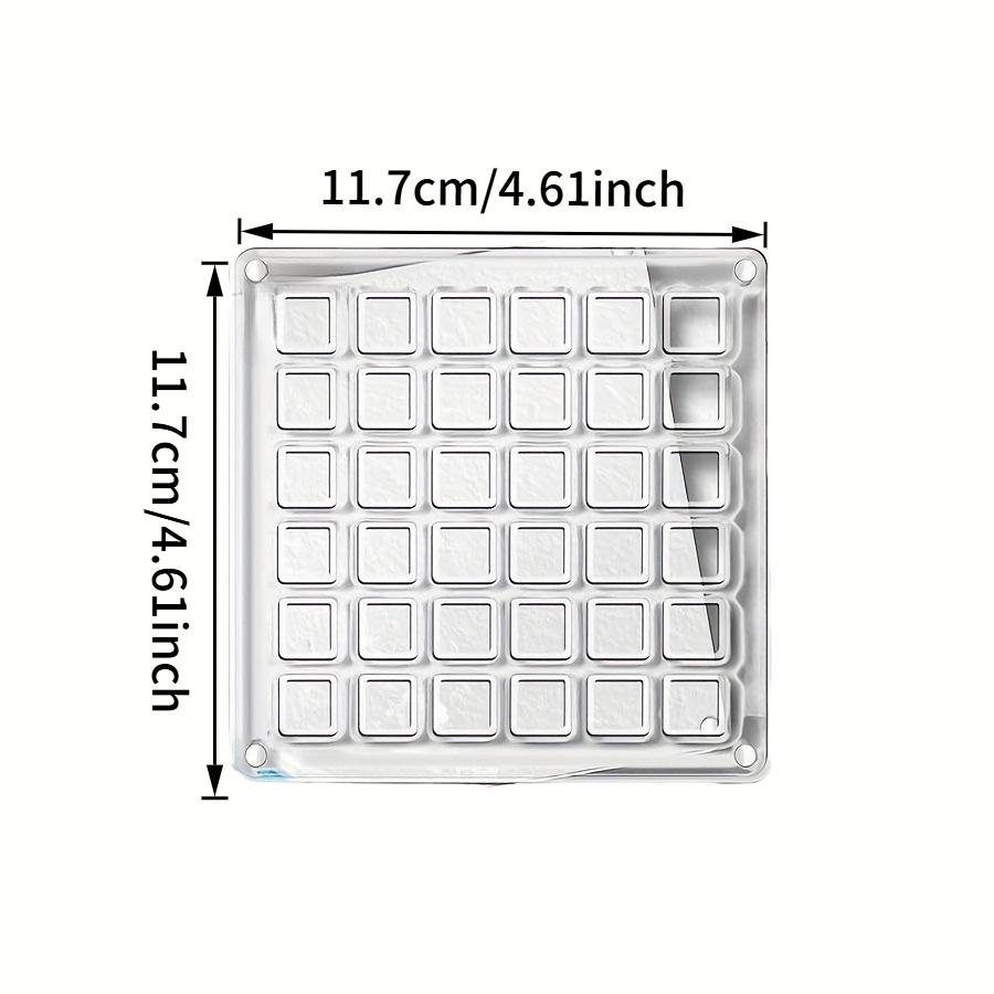 

Acrylic Shell Collection Box, 36 Grid Transparent Display Case for Seashells Stones, Beach Treasure Keepsake Storage Organizer